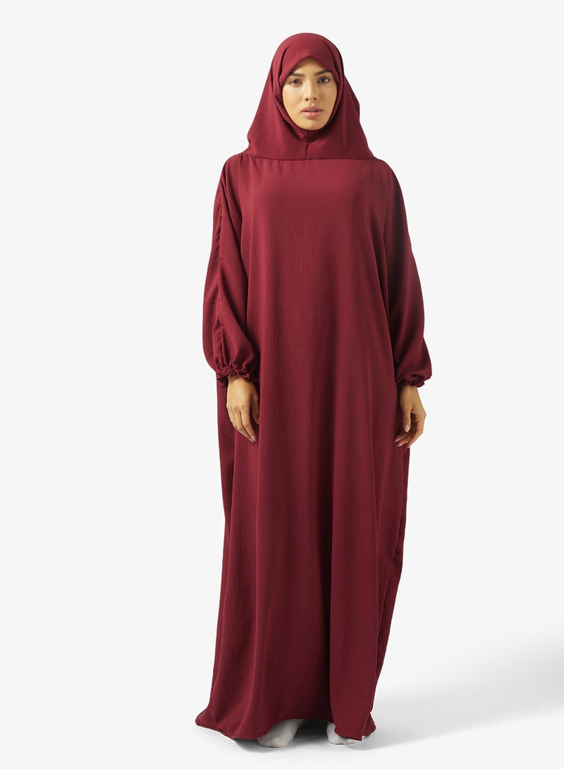 هيا كلوزيت ملابس صلاة بغطاء رأس وأكمام مستقيمة - Image 4